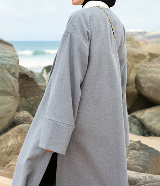 IYSI mantel HEBA grey - Modest Couture