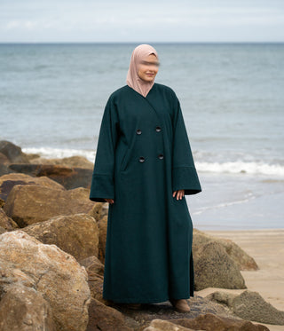 IYSI mantel HEBA azure - Modest Couture