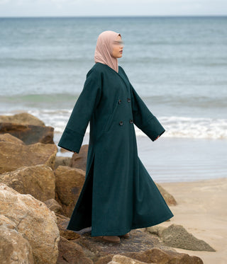 IYSI mantel HEBA azure - Modest Couture