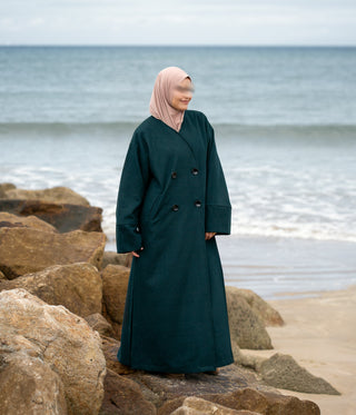 IYSI mantel HEBA azure - Modest Couture