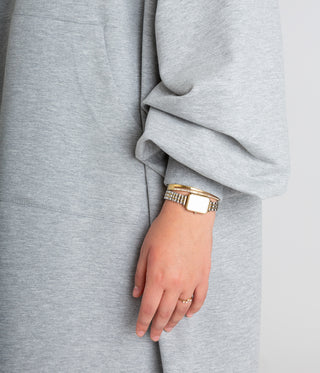 Long Casual Hoodie (UsW) - Grey