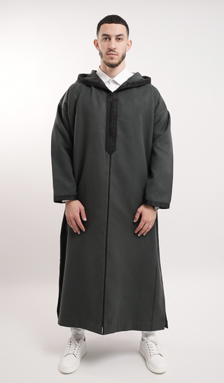 Jellaba Sof Donkergrijs