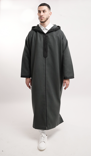 Jellaba Sof Donkergrijs