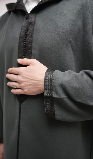 Jellaba Sof Donkergrijs