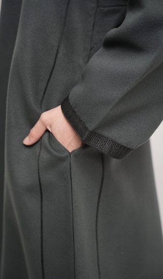 Jellaba Sof Donkergrijs