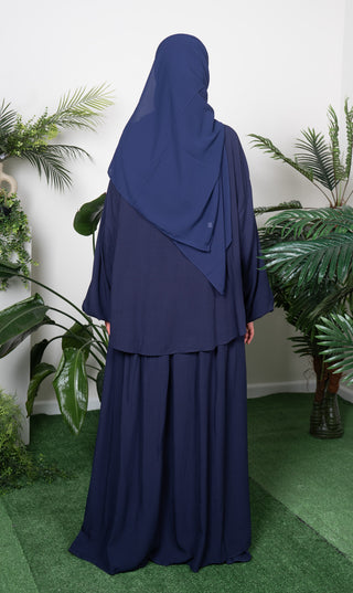 Co- ord set Rayon - Navy