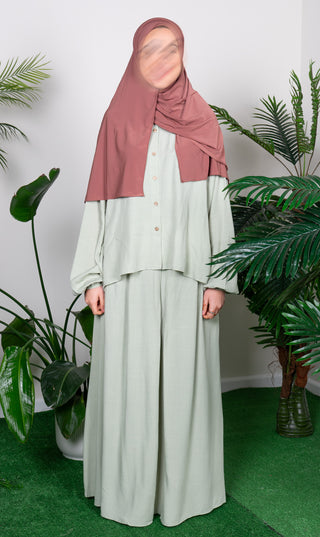 Co- ord set Rayon - Pistache