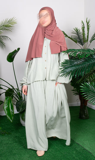 Co- ord set Rayon - Pistache