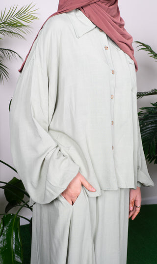 Co- ord set Rayon - Pistache