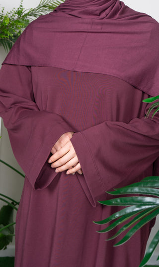 Casual Cotton Abaya Ma'on