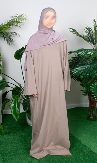 Casual Cotton Abaya Ma'on