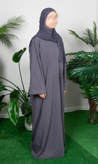 Casual Cotton Abaya Ma'on