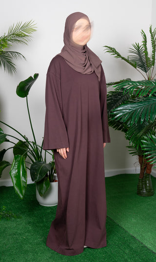 Casual Cotton Abaya Ma'on