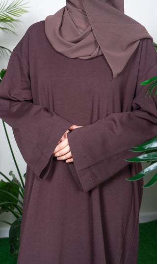 Casual Cotton Abaya Ma'on