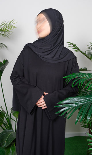 Casual Cotton Abaya Ma'on