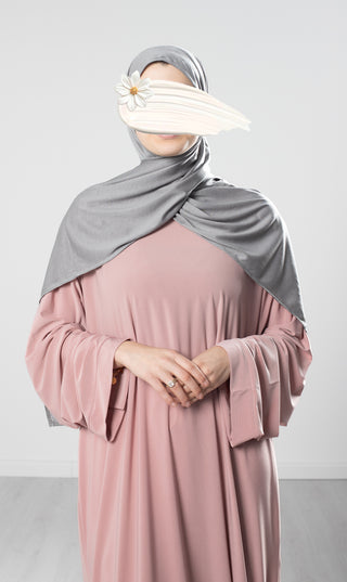 Sjaal Tencel Cotton - Light Grey