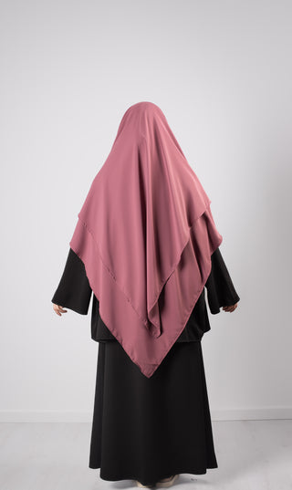 Double Diamond KHIMAR MEDINI Silk - Mauve