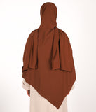 Instant Khimar Hijab - Bruin