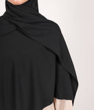 Instant Khimar Hijab – Schwarz