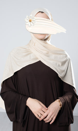 Scarf Tencel Cotton - Beige