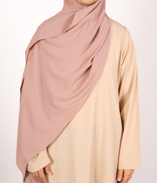 Scarf Chiffon Opaque Rose Wood