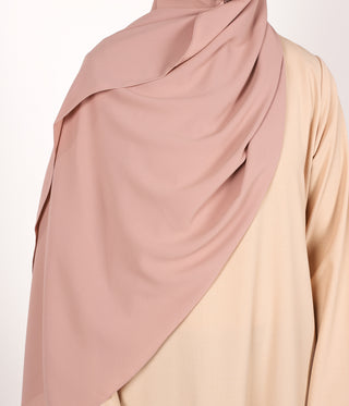 Scarf Chiffon Opaque Rose Wood