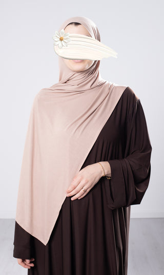 Premium Modal Cotton Scarf - Light Taupe