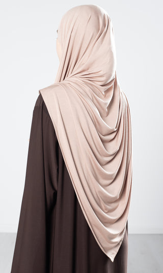 Premium Modal Cotton Scarf - Light Taupe