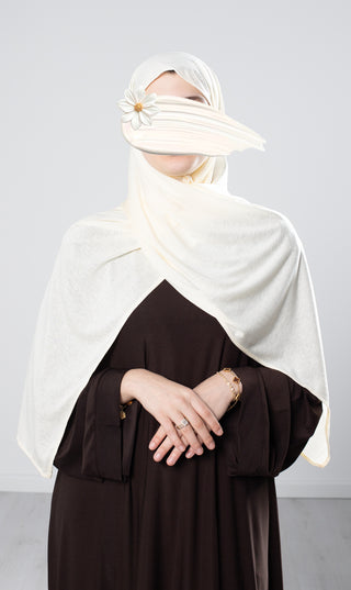 Sjaal Tencel Cotton - Butter
