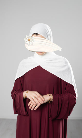 Sjaal Tencel Cotton - Off White