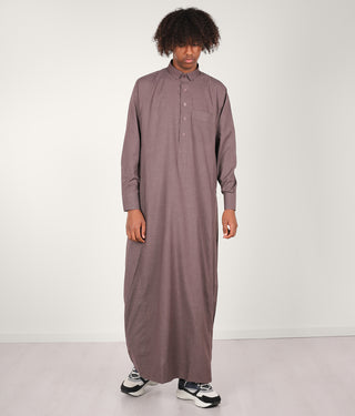 Qamis TR Soft Line by Q4him - Taupe