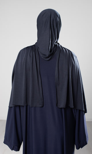 Sjaal Tencel Cotton - Navy
