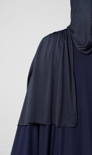 Sjaal Tencel Cotton - Navy