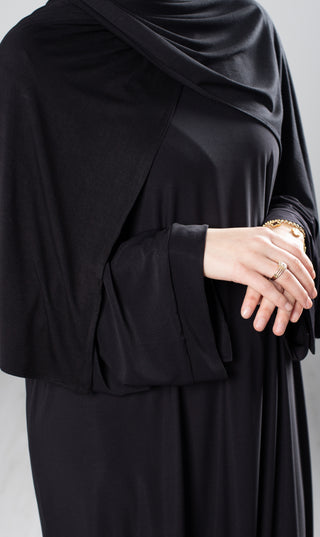 Premium Modal Cotton Scarf - Black
