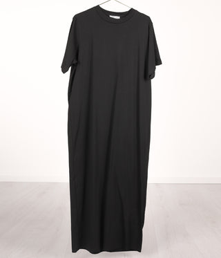 Long Cotton T-shirt - Black