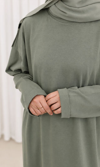 Cotton Comfy T-shirt Abaya Busra