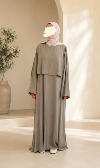 Abaya Double Layer Safawi 5 colours
