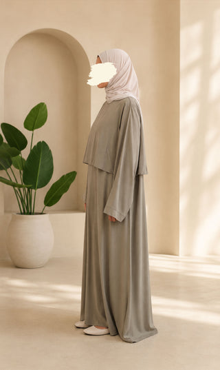 Abaya Double Layer Safawi 5 colours