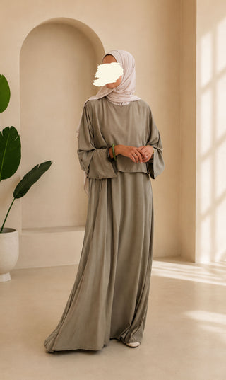 Abaya Double Layer Safawi 5 colours