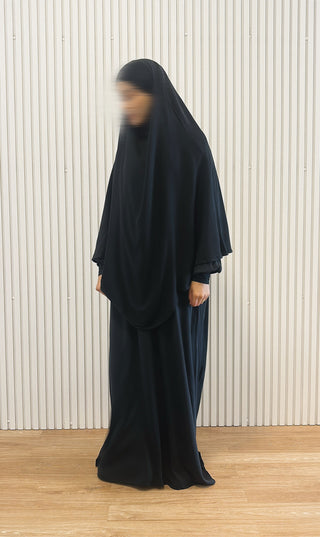 عباية نيلا طبيعية - رمادي نيمبوس