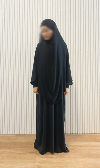 عباية نيلا طبيعية - رمادي نيمبوس