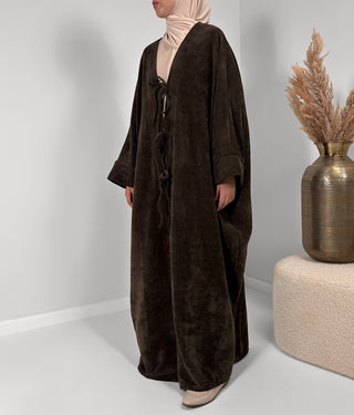 Farasha Winter Kimono - Coffee