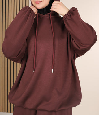 Twinset Hoodie Hind - Bordeaux