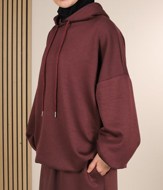 Twinset Hoodie Hind - Bordeaux