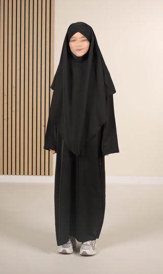 Khimar met Abaya Girls - Black