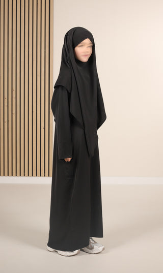 Khimar met Abaya Girls - Black