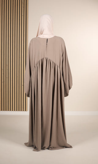 Yasmine Balloon Sleeve - Taupe