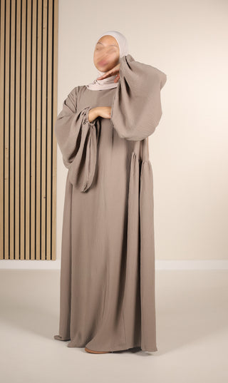 Yasmine Balloon Sleeve - Taupe