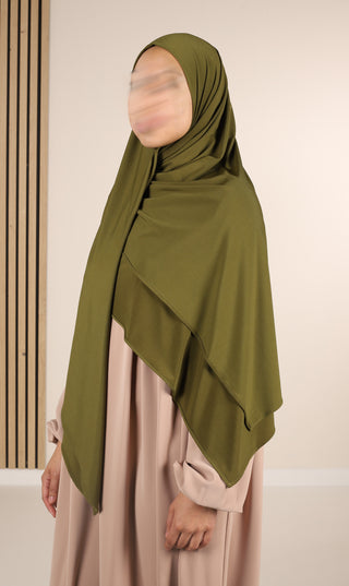 Jersey Premium Vierkant - Olive Green