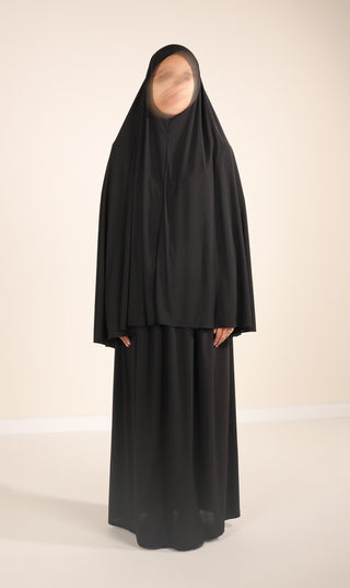 Jersey Premium HIP Khimar - Schwarz